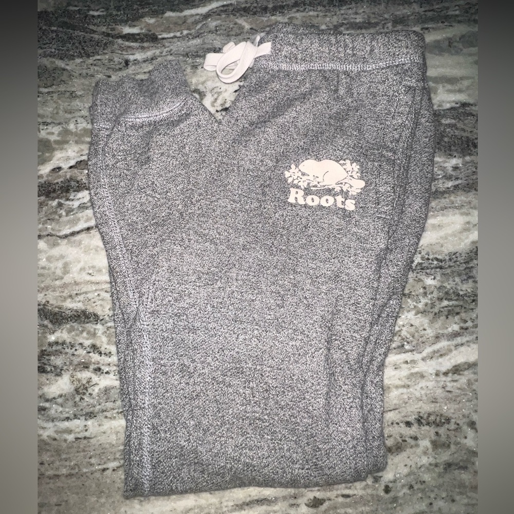 Roots Grey Sweatpants Joggers